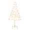 4ft. Pre-Lit Artificial White Starburst Tree, Fairy Warm White LED Lights